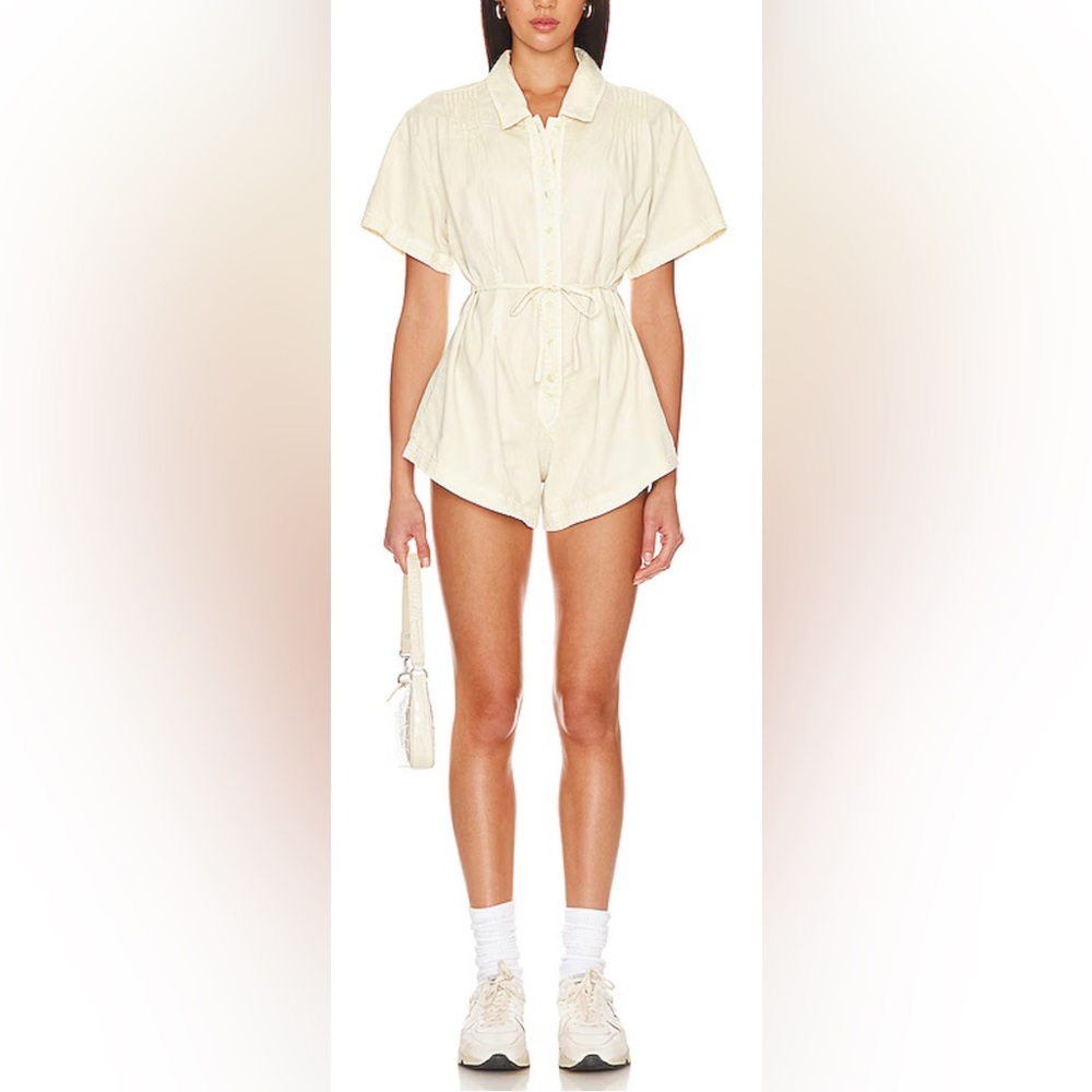 Free People Keep it Crisp Shortall, Tofu, sz XL